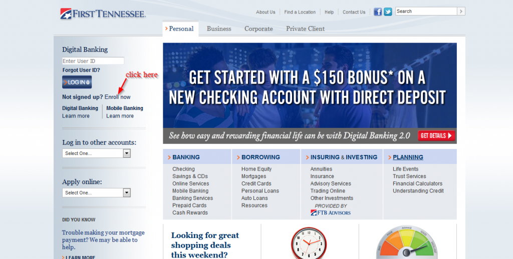 First Tennessee Bank Online Banking Login ⋆ Login Bank