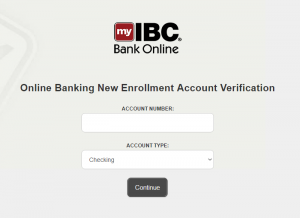 ibc bank online banking support