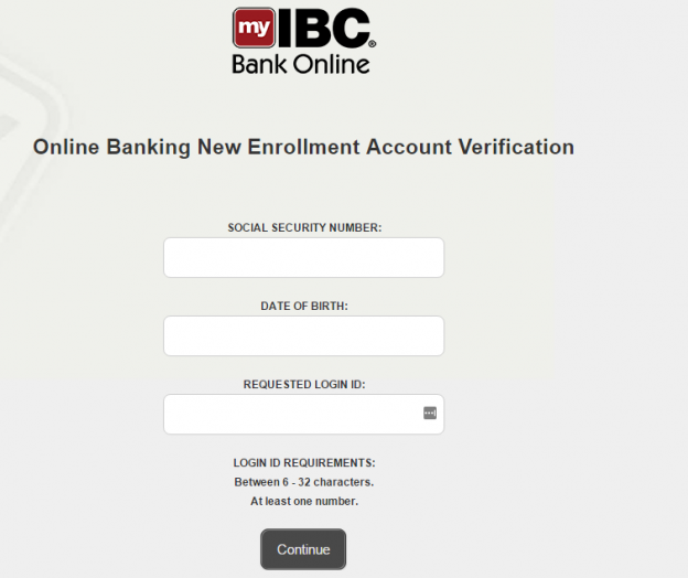 ibc bank open account online