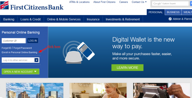 citizens bank online login