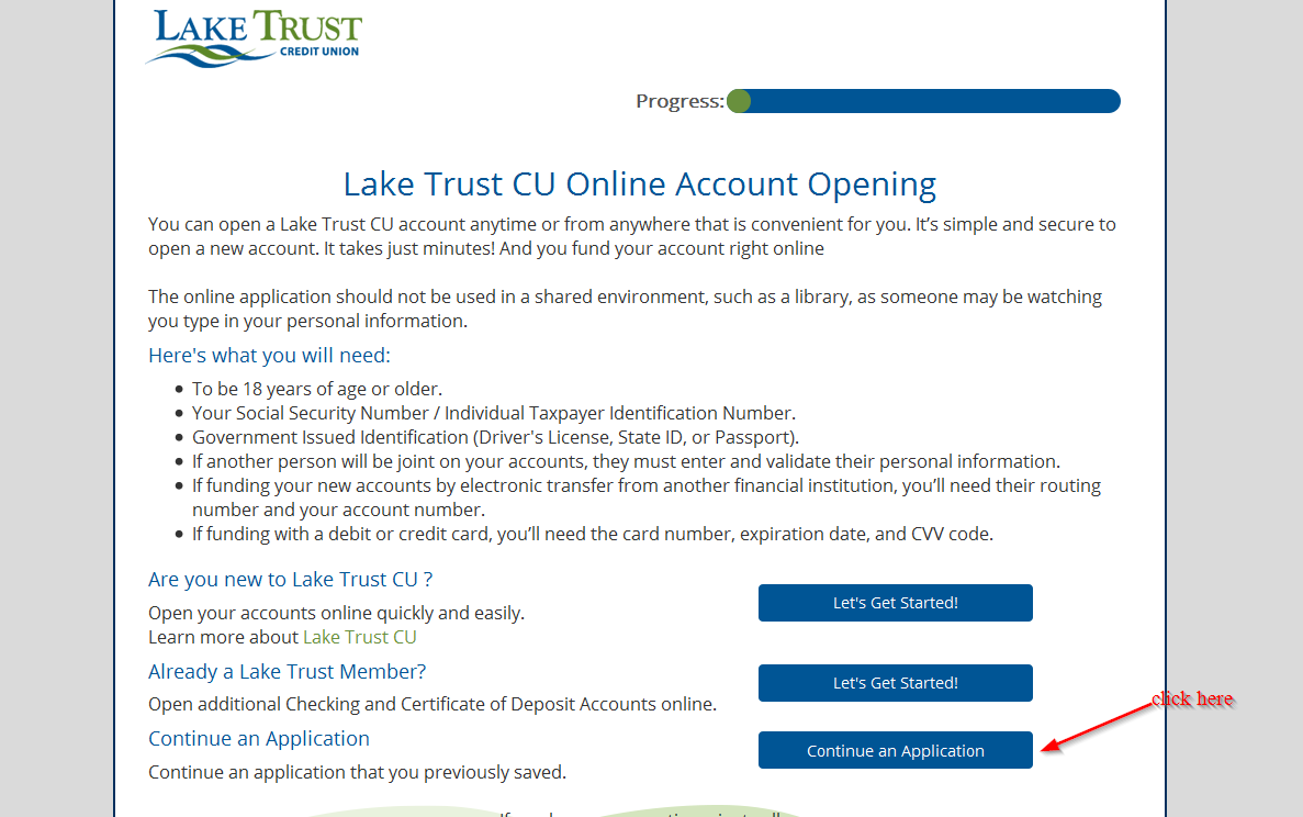 Lake Trust Credit Union Online Banking Login Login Bank