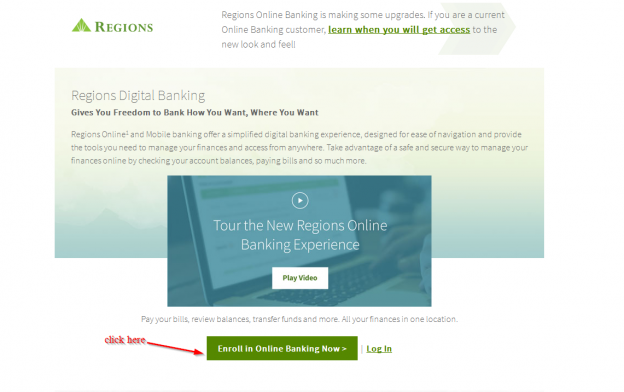 regions online banking sign in