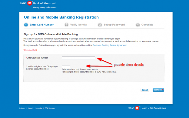 bmo online banking service is temporarily unavailable