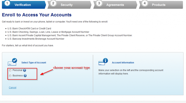 US Bank Online Banking Login Login Bank   Enroll 2 Real 1 768x428 