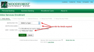bank woodforest banking agreement