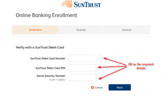 suntrust online personal banking sign on