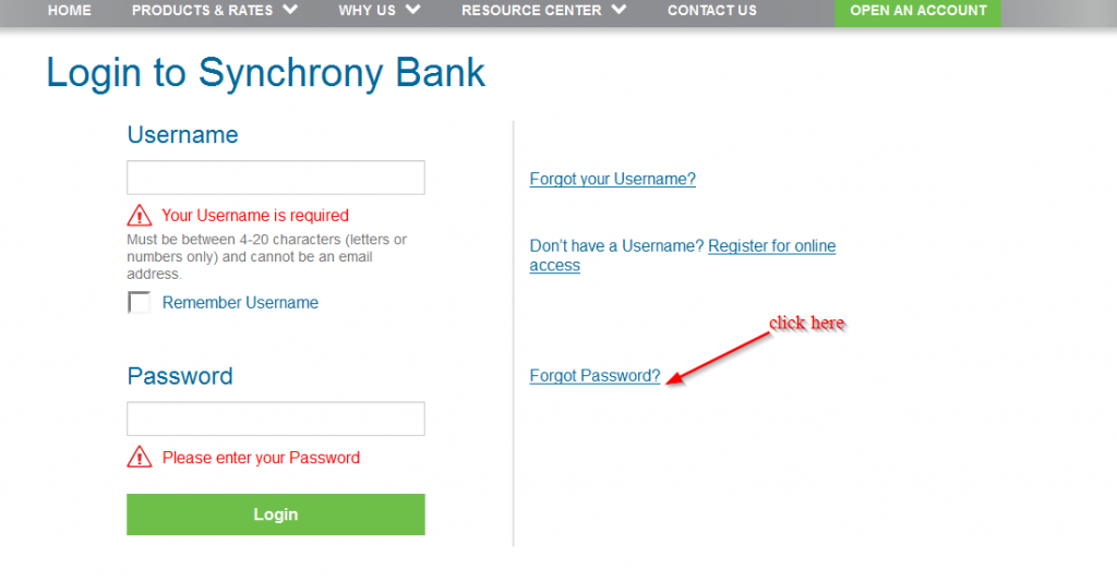 Synchrony Bank Online Banking Login ⋆ Login Bank