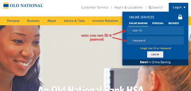 Old National Bank Online Banking Login Login Bank   Step 3 17 624x296 