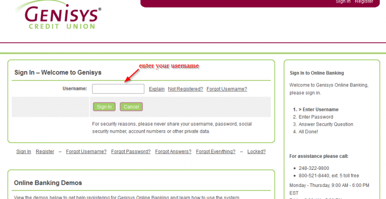 Genisys Credit Union Online Banking Login ⋆ Login Bank