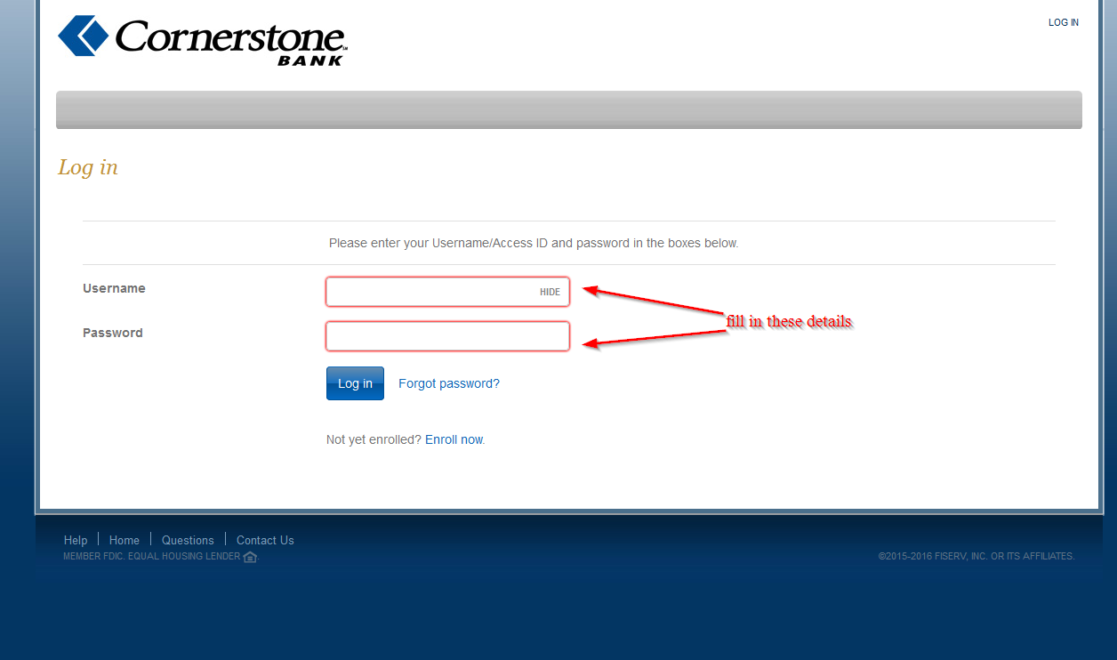 Cornerstone Bank Online Banking Login Login Bank